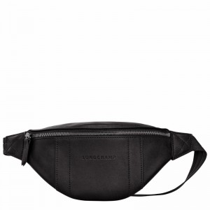 Longchamp 3D S Heuptas Dames Zwart Uitverkoop | 20054HCV001