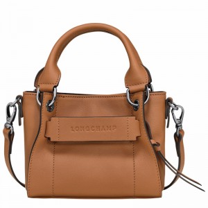 Longchamp 3D XS Handtas Dames Beige Uitverkoop | 10254HCV016