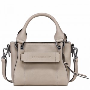 Longchamp 3D XS Handtas Dames Grijs Uitverkoop | 10254HCV299