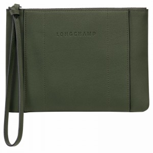 Longchamp 3D Zak Heren Khaki Uitverkoop | 30032HCV292-