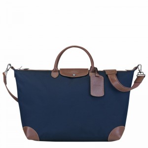 Longchamp Boxford S Reistas Dames Blauw Uitverkoop | L1624080127