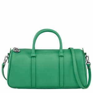 Longchamp Daylong M Handtas Dames Groen Uitverkoop | 10271HFK129