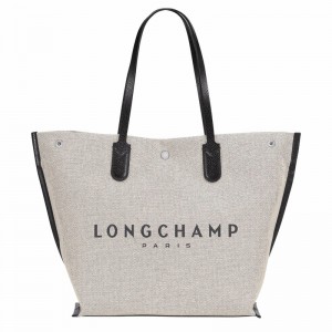 Longchamp Essential L Tote Tassen Dames Wit Uitverkoop | 10090HSG037