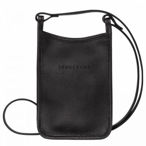 Longchamp Le FOULONNÉ Hoesje Heren Zwart Uitverkoop | 34200021001-