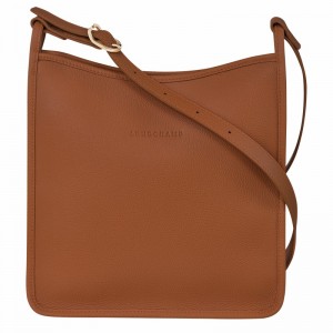 Longchamp Le FOULONNÉ M Crossbodytassen Dames Caramel Uitverkoop | 10140021121