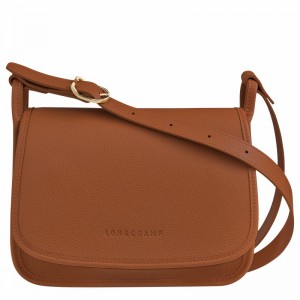 Longchamp Le FOULONNÉ M Crossbodytassen Dames Caramel Uitverkoop | 10135021121