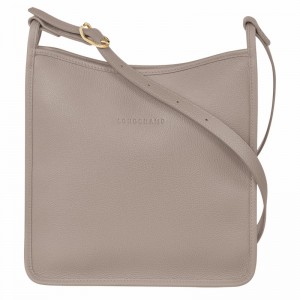 Longchamp Le FOULONNÉ M Crossbodytassen Dames Grijs Uitverkoop | 10140021P55