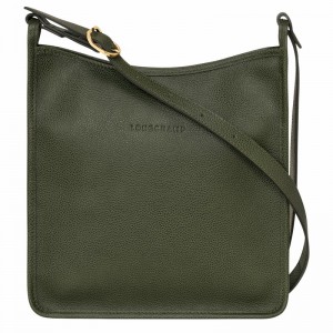 Longchamp Le FOULONNÉ M Crossbodytassen Dames Khaki Uitverkoop | 10140021892