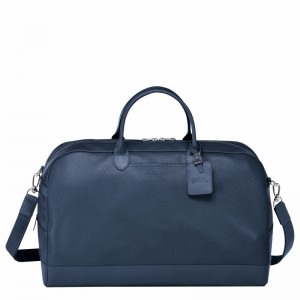 Longchamp Le FOULONNÉ M Reistas Dames Donkerblauw Uitverkoop | L1302021556