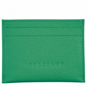 Longchamp Le FOULONNÉ Pasjeshouder Dames Groen Uitverkoop | L3218021129