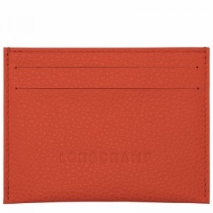 Longchamp Le FOULONNÉ Pasjeshouder Heren Oranje Uitverkoop | L3218021685-