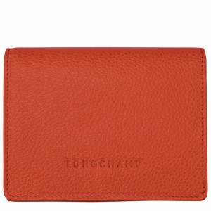 Longchamp Le FOULONNÉ Portefeuille Dames Oranje Uitverkoop | 30021021685