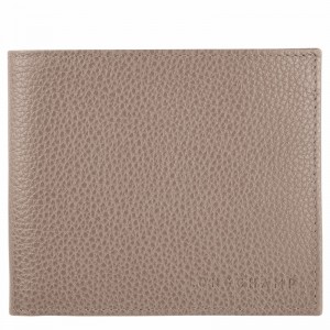 Longchamp Le FOULONNÉ Portefeuille Dames Grijs Uitverkoop | L3508021F78