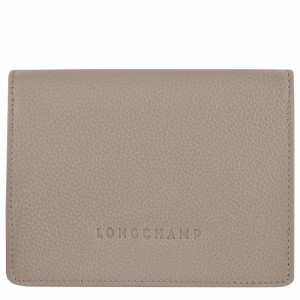 Longchamp Le FOULONNÉ Portefeuille Dames Grijs Uitverkoop | 30021021P55