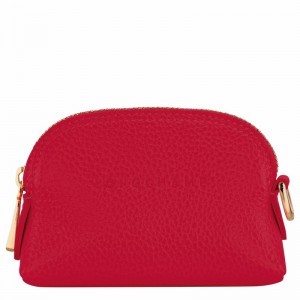 Longchamp Le FOULONNÉ Portemonnee Dames Rood Uitverkoop | L3686021C39