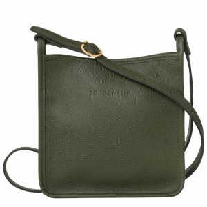 Longchamp Le FOULONNÉ S Crossbodytassen Dames Khaki Uitverkoop | 10138021892