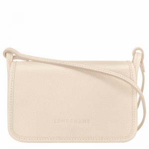 Longchamp Le FOULONNÉ XS Clutch Dames Wit Uitverkoop | 10133021555