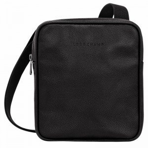 Longchamp Le FOULONNÉ XS Crossbodytassen Heren Zwart Uitverkoop | L1712021047-