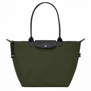 Longchamp Le Pliage Energy L Tote Tassen Dames Khaki Uitverkoop | L1899HSR892