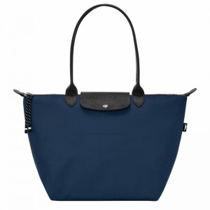 Longchamp Le Pliage Energy L Tote Tassen Dames Donkerblauw Uitverkoop | L1899HSR006