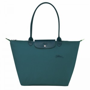 Longchamp Le Pliage Green L Tote Tassen Dames Pauw Uitverkoop | L1899919P89