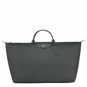 Longchamp Le Pliage Green M Reistas Dames Diepgrijs Uitverkoop | L1625919P66