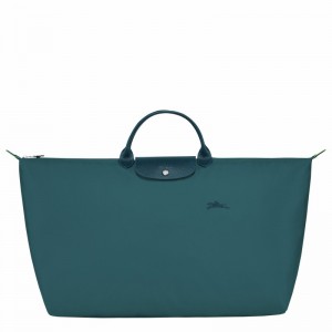 Longchamp Le Pliage Green M Reistas Dames Pauw Uitverkoop | L1625919P89