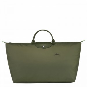 Longchamp Le Pliage Green M Reistas Dames Groen Uitverkoop | L1625919479