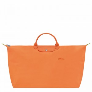 Longchamp Le Pliage Green M Reistas Dames Oranje Uitverkoop | L1625919P54