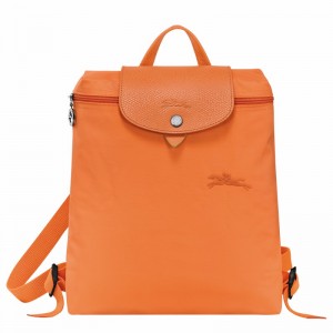 Longchamp Le Pliage Green M Rugzakken Dames Oranje Uitverkoop | L1699919P54