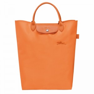 Longchamp Le Pliage Green M Tote Tassen Dames Oranje Uitverkoop | 10168919P54