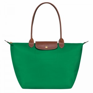 Longchamp Le Pliage Original L Tote Tassen Dames Groen Uitverkoop | L1899089P88