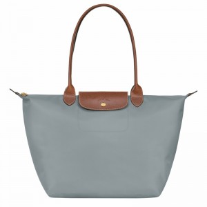 Longchamp Le Pliage Original L Tote Tassen Dames Grijs Uitverkoop | L1899089P80