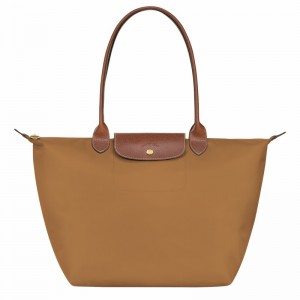 Longchamp Le Pliage Original L Tote Tassen Dames Khaki Uitverkoop | L1899089P86