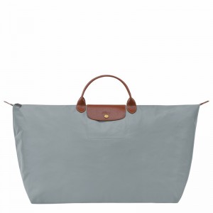 Longchamp Le Pliage Original M Reistas Dames Grijs Uitverkoop | L1625089P80