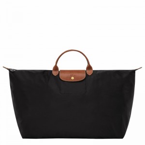 Longchamp Le Pliage Original M Reistas Heren Zwart Uitverkoop | L1625089001-