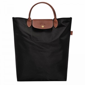 Longchamp Le Pliage Original M Tote Tassen Dames Zwart Uitverkoop | 10168089001