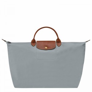 Longchamp Le Pliage Original S Reistas Dames Grijs Uitverkoop | L1624089P80