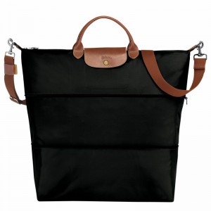 Longchamp Le Pliage Original expandable Reistas Dames Zwart Uitverkoop | L1911089001