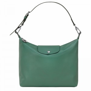 Longchamp Le Pliage Xtra M Hobo Tas Dames Olijfgroen Uitverkoop | 10189987D90