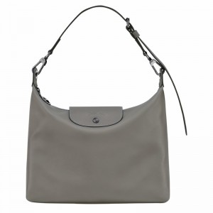 Longchamp Le Pliage Xtra M Hobo Tas Dames Grijs Uitverkoop | 10189987P55