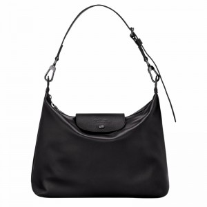 Longchamp Le Pliage Xtra M Hobo Tas Dames Zwart Uitverkoop | 10189987001