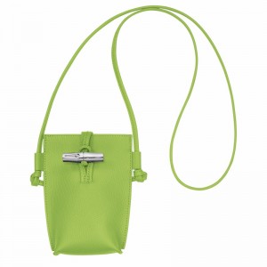 Longchamp Le Roseau Hoesje Dames Groen Uitverkoop | 34180HFP355