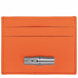 Longchamp Le Roseau Pasjeshouder Dames Oranje Uitverkoop | L3218HFP017