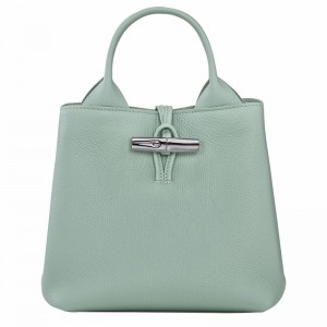 Longchamp Le Roseau S Handtas Dames Celadon Uitverkoop | 10273HFP282