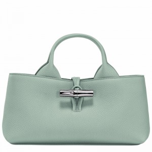 Longchamp Le Roseau S Handtas Dames Celadon Uitverkoop | 10280HFP282