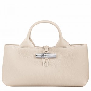 Longchamp Le Roseau S Handtas Dames Wit Uitverkoop | 10280HFP555