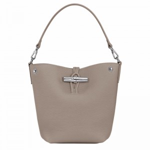 Longchamp Le Roseau XS Buckettas Dames Grijs Uitverkoop | 10279HFP266