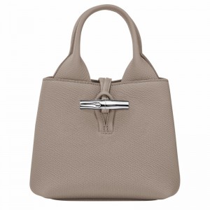 Longchamp Le Roseau XS Handtas Dames Grijs Uitverkoop | 10278HFP266