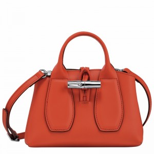 Longchamp Le Roseau XS Handtas Dames Oranje Uitverkoop | 10057HCL685